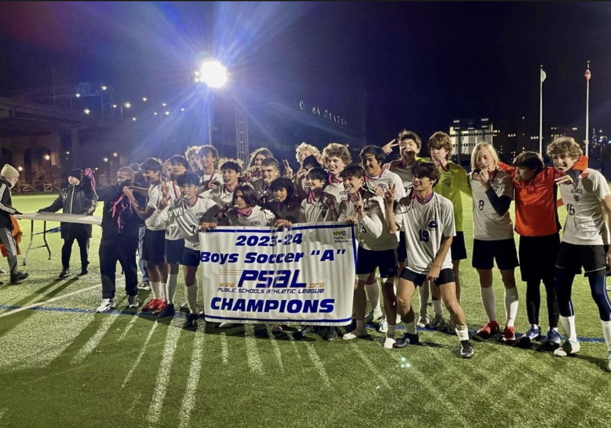 The Boy HSMSE Soccer Team after their Championship game in 2023. 
