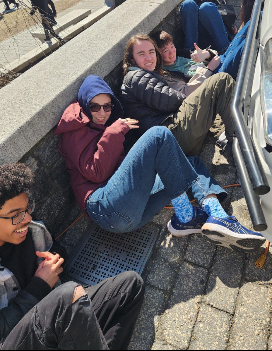 The Echo’s journalists hide from Ms. Hesseltine