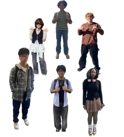 In clockwise order:
Bocong Kuang ('28),
Maya Draus ('29),
Isabella Vizcaino ('29),
Max Drill ('29),
Kira Saintvill ('26), and
Christopher Crescencio ('27)